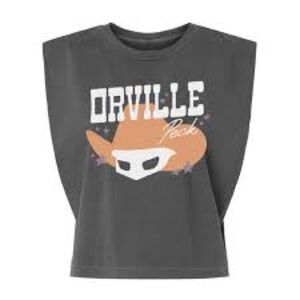 Orville Peck Women's Charcoal Muscle Tee